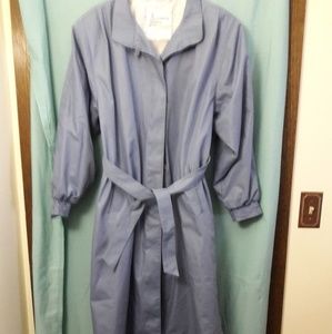 Long blue coat